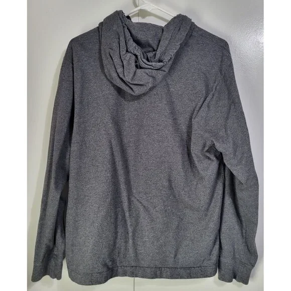 Nike Sportswear Club Pullover Hooded Shirt Gray Men's SZ M BV2746 *flaw - Picture 2 of 9